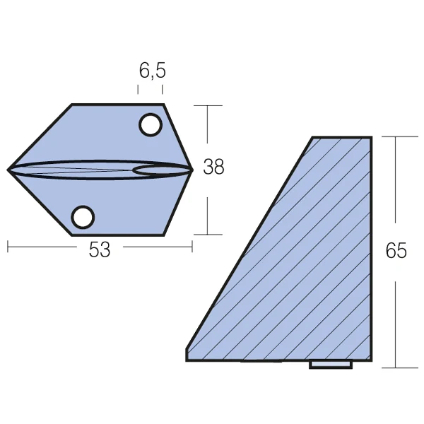 Tecnoseal, sinkanode Yamaha 9,9 HK 4-takts, 66M-45371-00