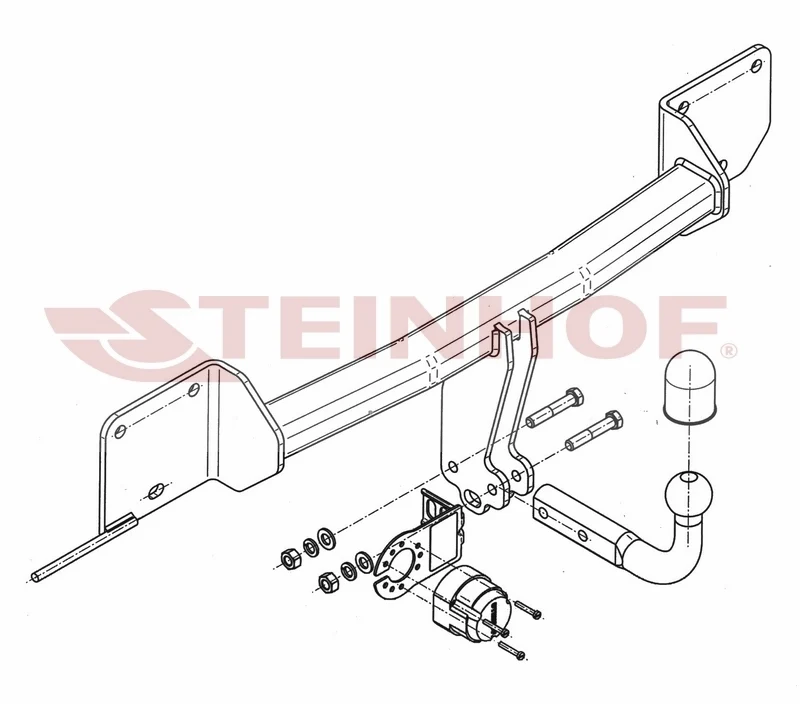 Tilhengerfeste Bmw X1 (E84) (2009-2015) – fastmontert | Steinhof