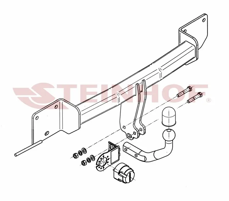 Tilhengerfeste Bmw 3 (E91) (2005-2013) – fastmontert | Steinhof