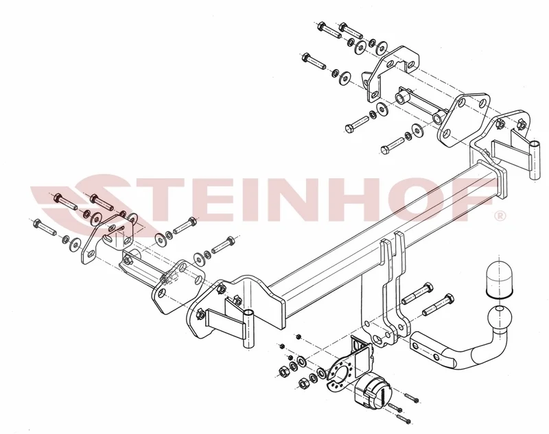 Tilhengerfeste Bmw 3 Serie Stasjonsvogn (E46) (1999-2005) – fastmontert | Steinhof