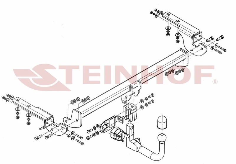 Tilhengerfeste Citroen C4 II 5D (2010-2017) – avtagbart | Steinhof