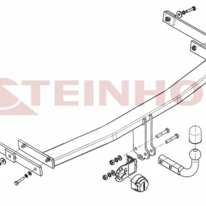Tilhengerfeste Mazda 6 4/5D (GH) (2008-2013) – fastmontert | Steinhof