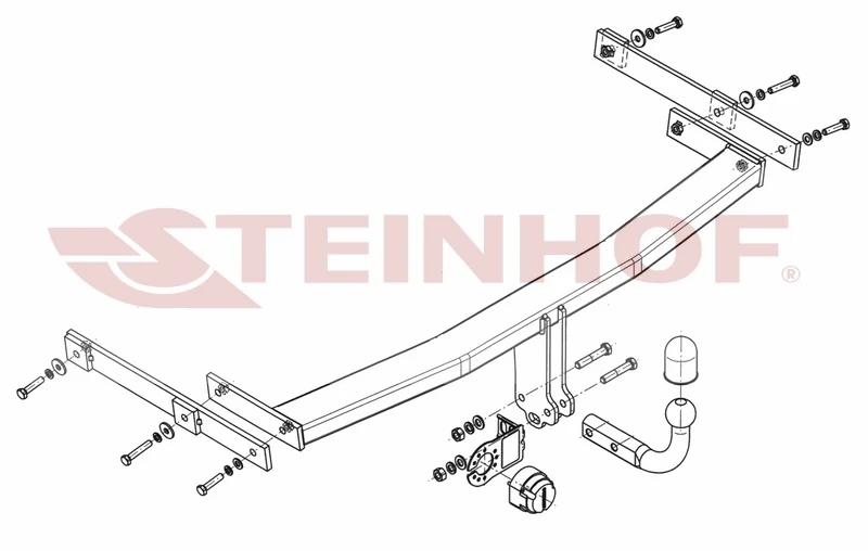 Tilhengerfeste Mazda 6 4/5D (GH) (2008-2013) – fastmontert | Steinhof