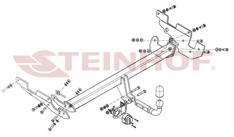 Tilhengerfeste Mazda CX-5 I (2012-2017) – fastmontert | Steinhof