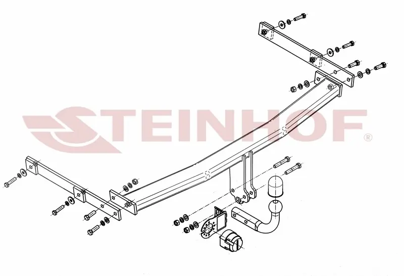 Tilhengerfeste Mazda 6 II (GH) Stasjonsvogn (2007-2012) – fastmontert | Steinhof