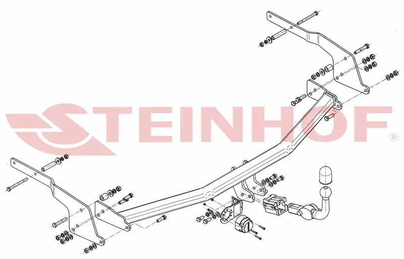 Tilhengerfeste Renault Grand Espace (2002-2014) – avtagbart | Steinhof