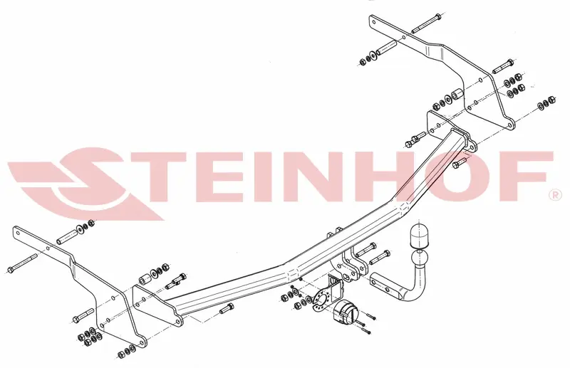 Tilhengerfeste Renault Grand Espace (2002-2014) – fastmontert | Steinhof
