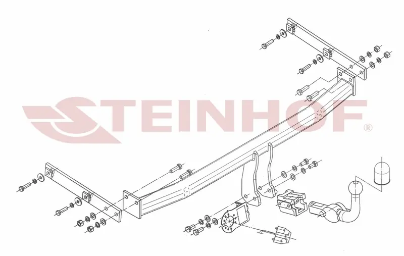 Tilhengerfeste Renault Grand Scenic (2009-2016) – avtagbart | Steinhof