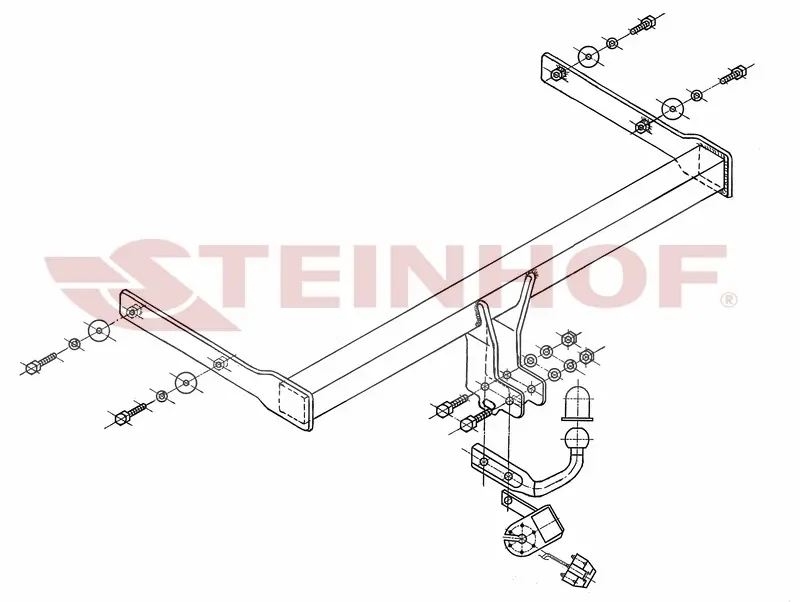 Tilhengerfeste Skoda Octavia II Stasjonsvogn (2004-2013) – fastmontert | Steinhof
