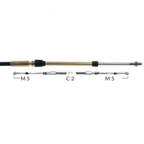 Ultraflex kontrollkabel C2 Universal påhengsmotor 15ft 4,59m 87mm