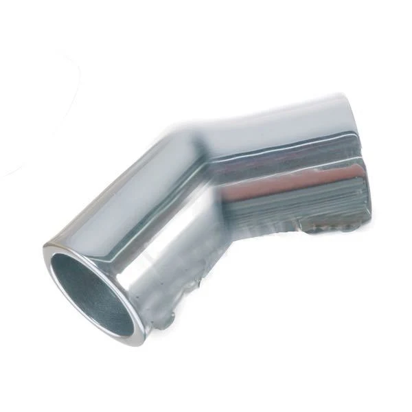 Vinkelstykke Ø22mm -110° RF, AISI 316