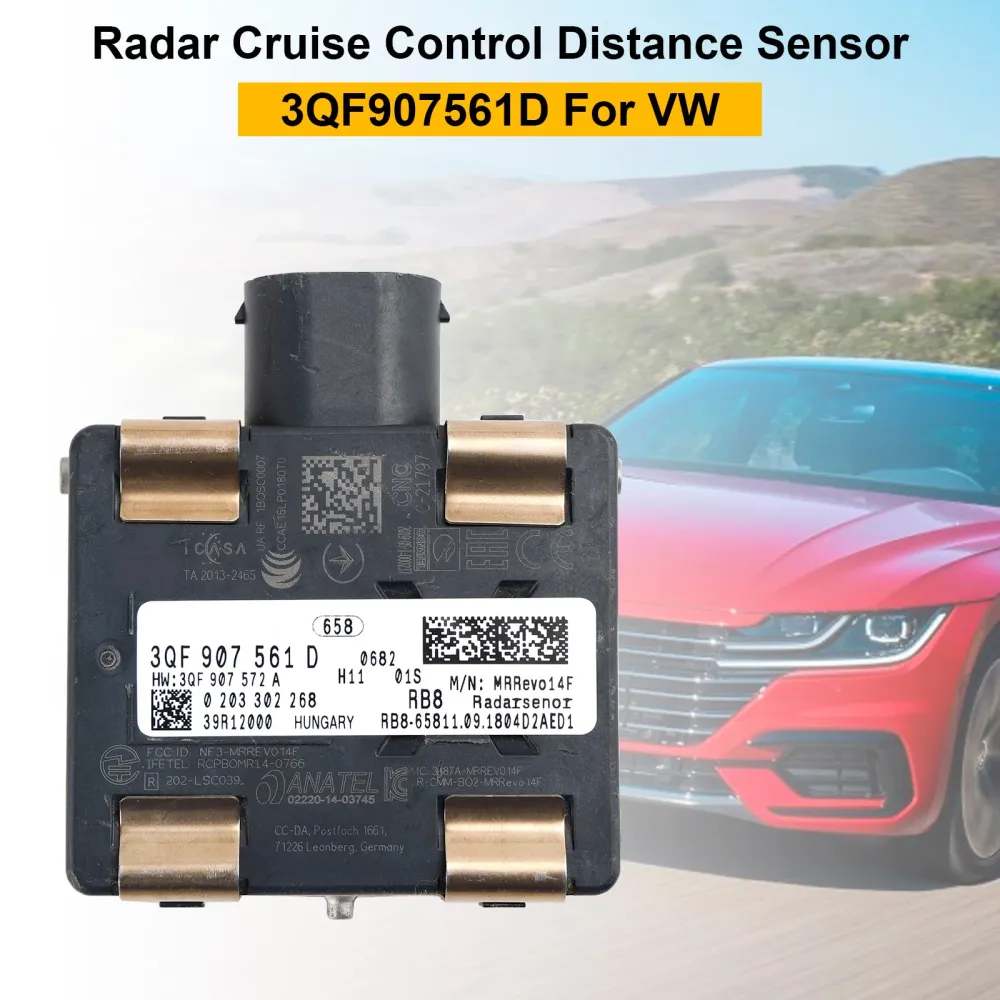Volkswagen E-Golf/GTI 2019 Cruise Control Distance Radar Sensor 3QF907561D
