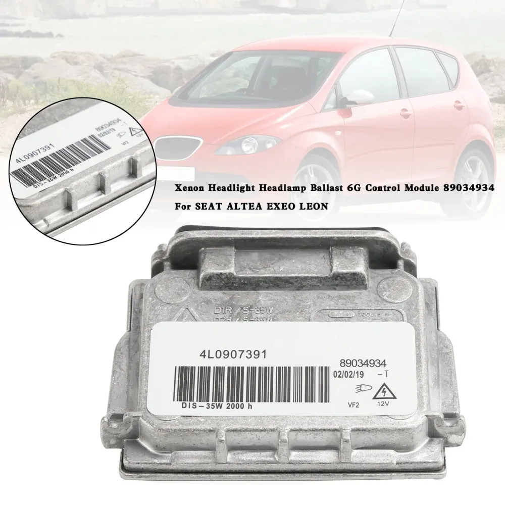 Xenon hodelykter hodelykt ballast 6g kontrollmodul 89034934 sete altea exeo
