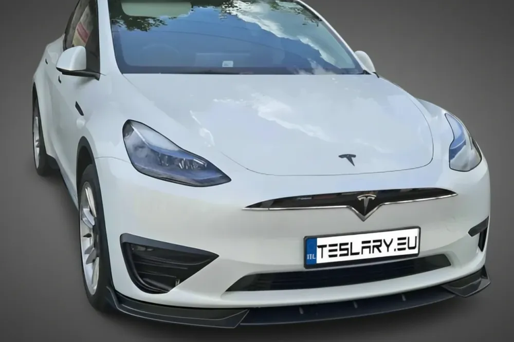 Tesla Model 3/Y Real Plastic Front Grill (Tesla X Style) med logo
