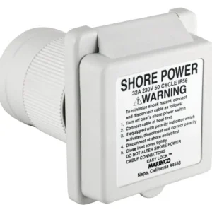 Marinco, landstrømstøpsel med kapsling 32A 230V IP65, 6351EL-BX