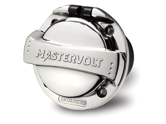 Mastervolt, Innebygd landstrøminntak, 16A 230V, Rustfritt stål, 121160000