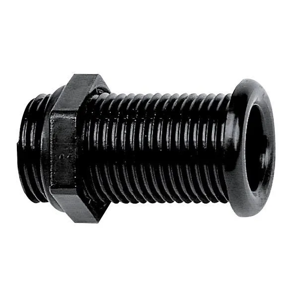 Lensegjennomføring, sort, Ø39mm, 62mm, plugg Ø25mm