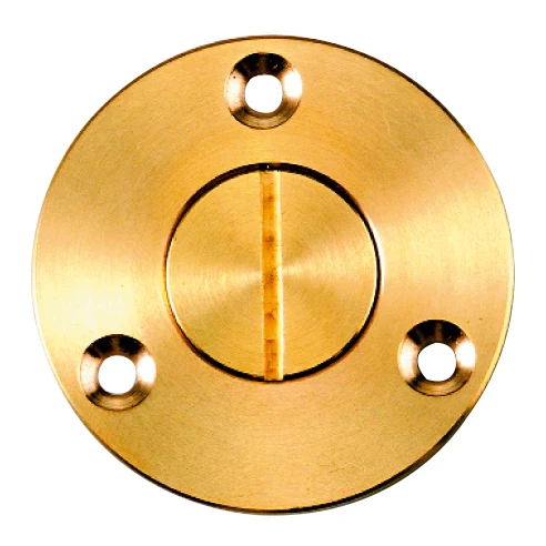 Lenseplugg messing, Ø45mm, 1/2" gjenger