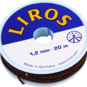 Talamex, Optisail 1,2mm sort/rød 20m 1100DN