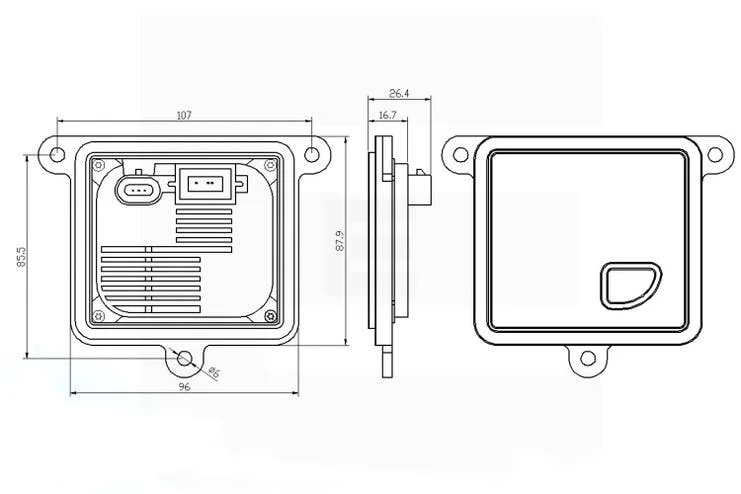 Lumen xenonballast som Osram