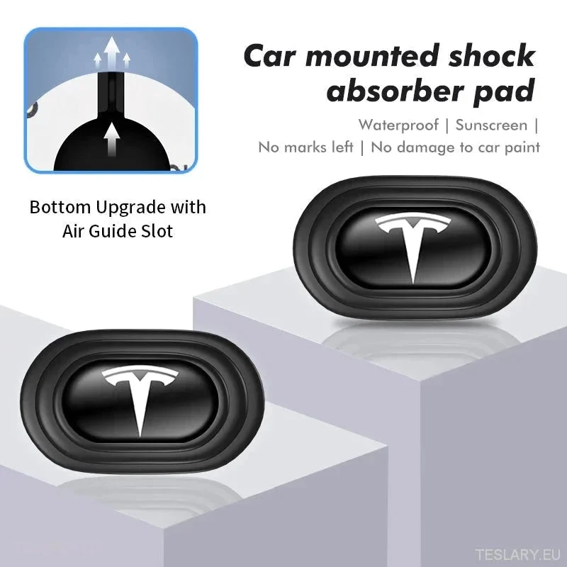 Tesla 3 y s x lyd reduserer støtdemper med logo - 12 pakke