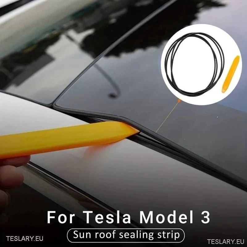 Tesla Model 3 Takforseglingsstripe støyreduksjon