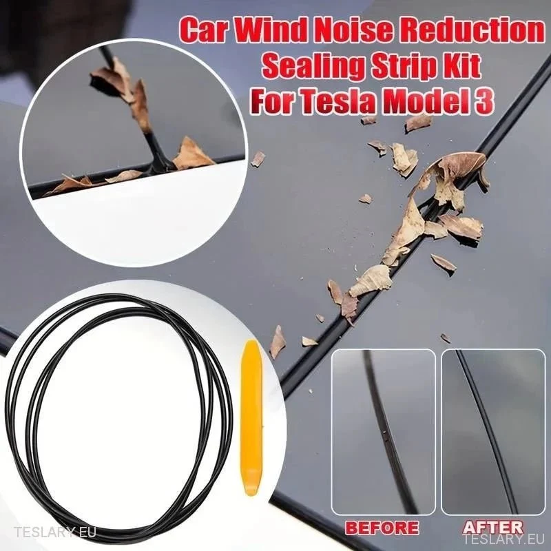 Tesla Model 3 Takforseglingsstripe støyreduksjon