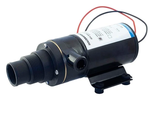 Albinus, Macerator pumpe 43l/min 12V, Rustfritt stål og messing