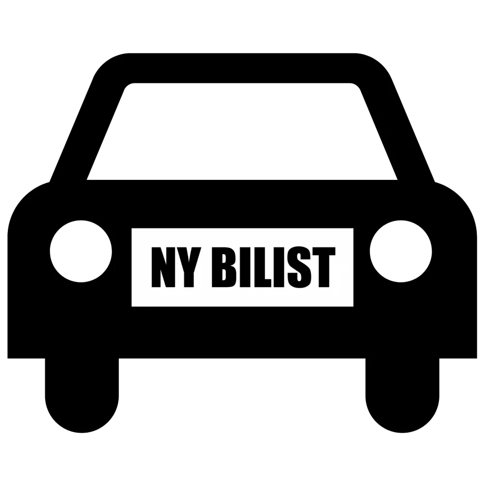 NY BILIST #2 - magnetisk skilt bil