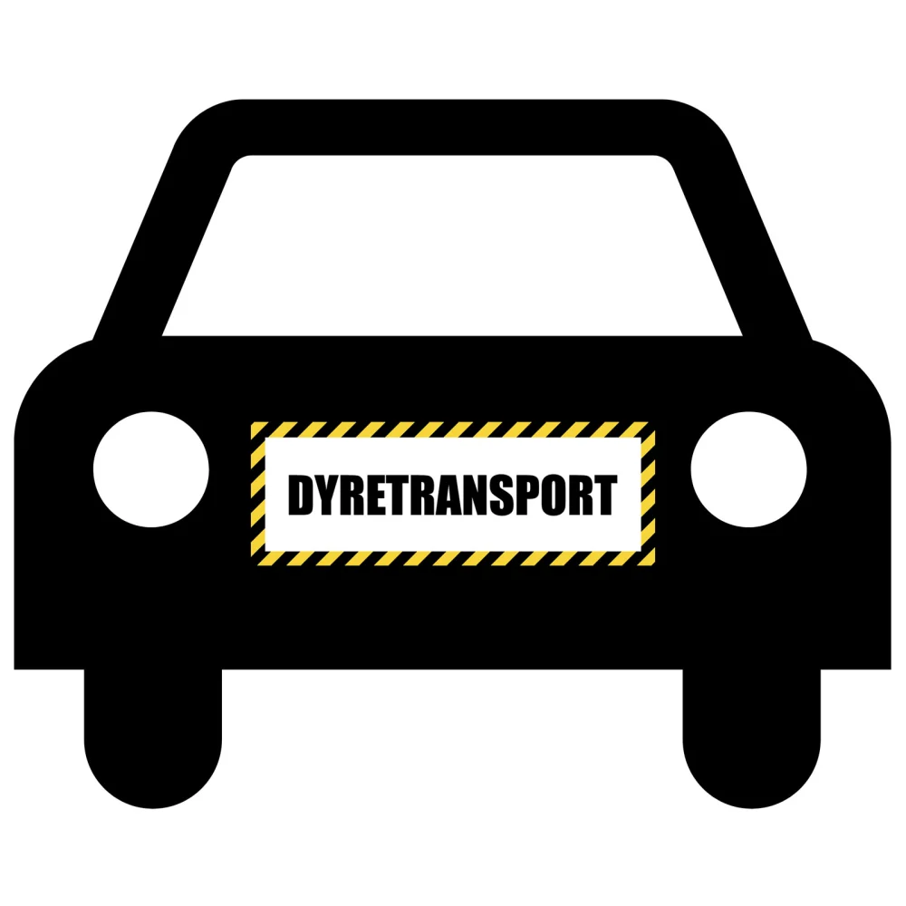 DYRETRANSPORT #1 - magnetskilt bil