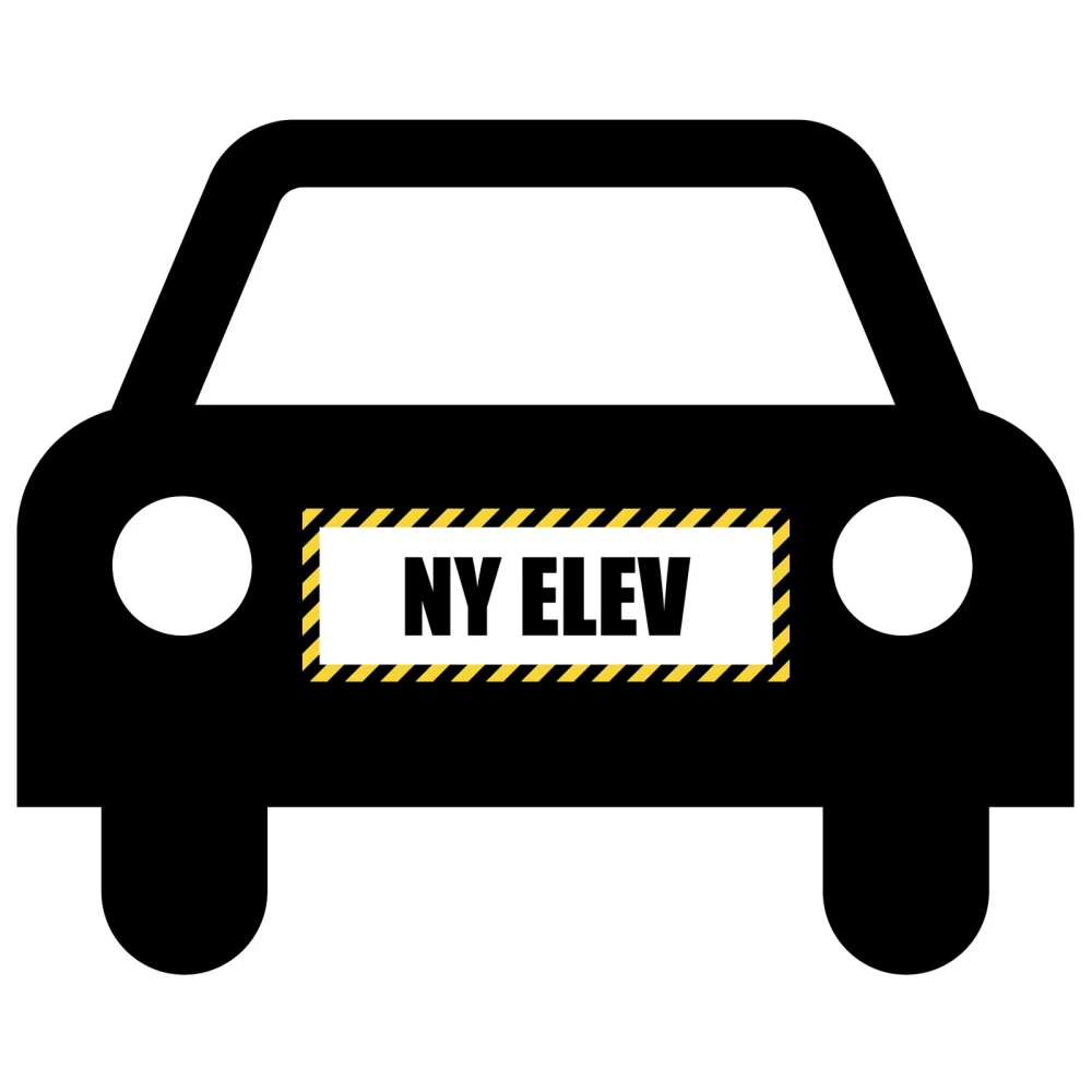 NY ELEV #1 - magnetisk skilt bil