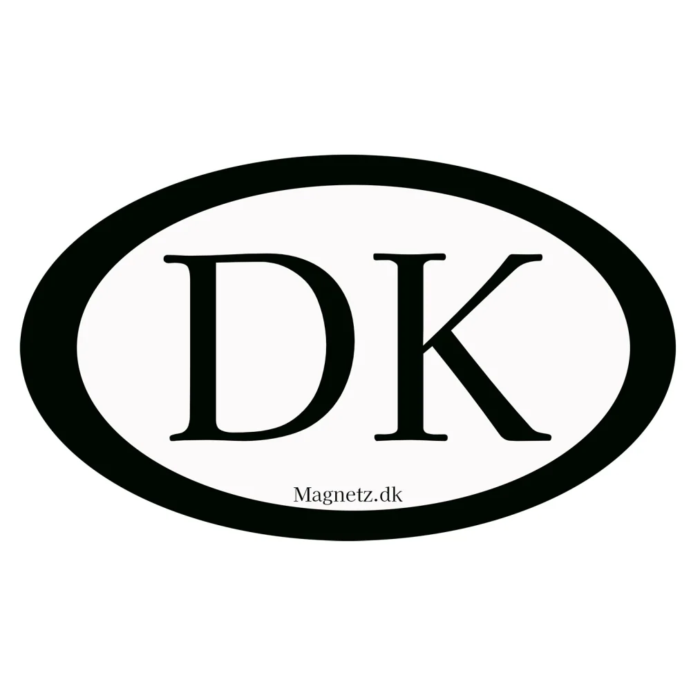 DK magnetisk skilt bil