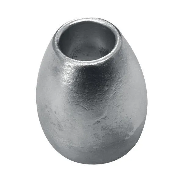 Tecnoseal, konisk mutter sinkanode Bravo III, Ø 22,0 mm, Høyde 61 mm, Originalnr. 865182C, Vekt 0,51 kg, Ø 54,0 mm