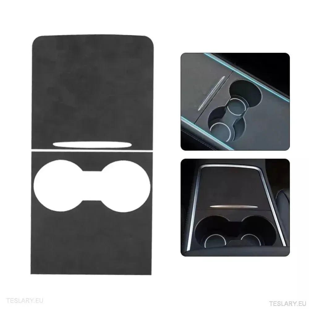 Premium semsket midtkonsolldeksel Tesla 3/y