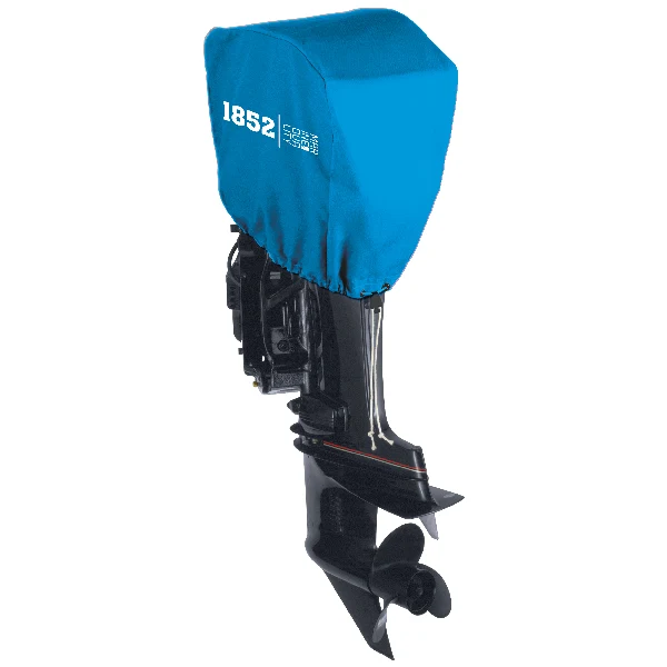 1852, påhengsmotor presenning blå, XL 50-115 HK, 600D polyester