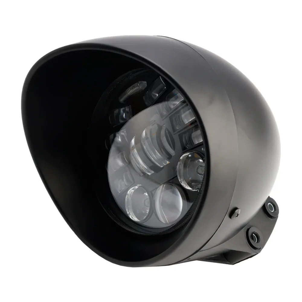 Multifunksjonell bjelkehåndslys tåke lampe tilpasset passer racer bobber chopper krom