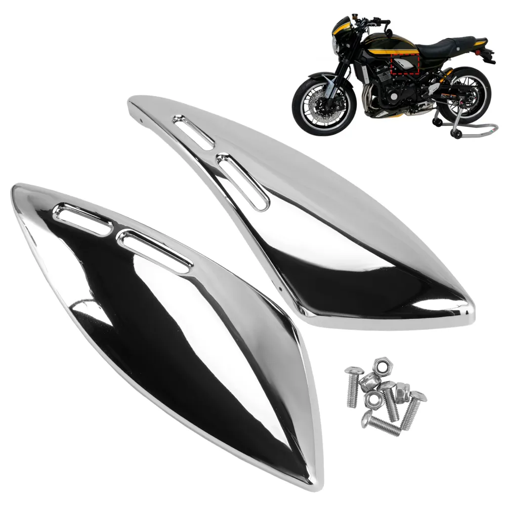 2018-2024 Kawasaki Z900RS Gasstank Sidedeksel Panel Fairing Cowl Chrome