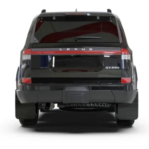 Rally Armor 24-26 Lexus GX 550 Luxury Premium Black Mud Flap - Silver Logo