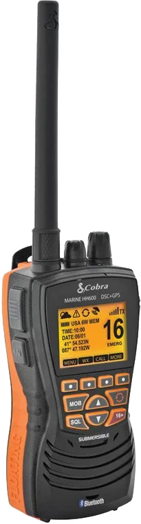 Cobra MR HH600 FLT GPS BTE håndholdt VHF