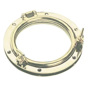 Foresti & Suardi, Portlight Messing med Plexiglas, 10 mm, 2 Låseanordninger – Størrelse: 150mm