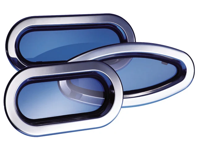 Lewmar, 393010262 Stainless Portlight, fast lys (1 stk.)