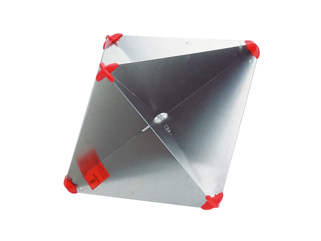Trem, radarreflektor, 30 cm, sammenleggbar, anodisert aluminium (1 stk.)