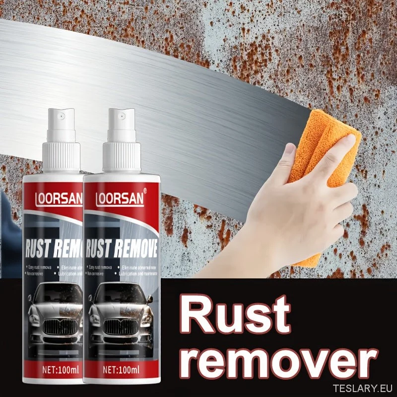100 ml bil rustfjerner og beskyttelse spray, metallpolering og restaurering, reparasjon av rustpulver, kan brukes på dørhå...