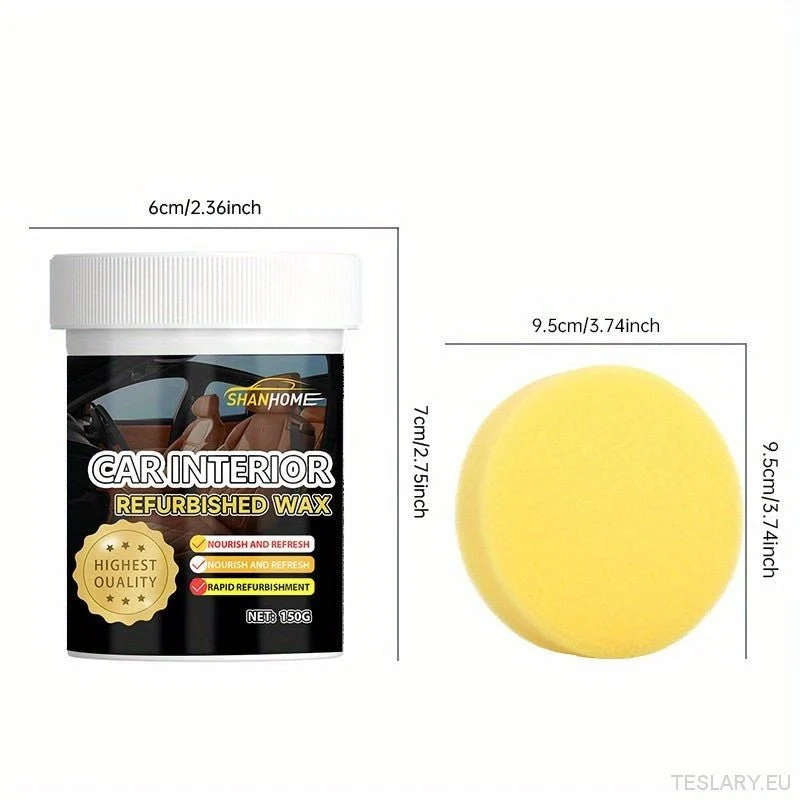 150 ml Ultimate Car Interior Restorers Wax, Dashboard & Leather Seat Conditioner, Dekk glans