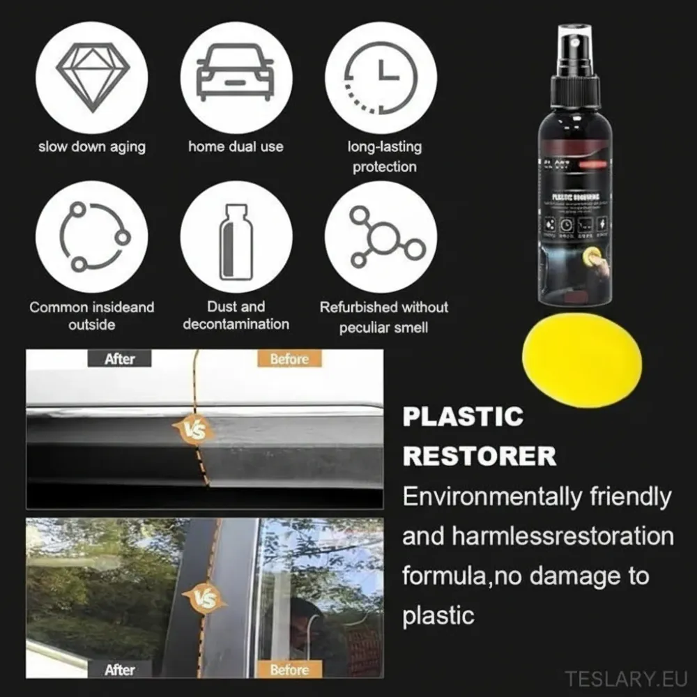 Universal Plastic Revitalizing Restorer Tesla, BYD, VW, MG & Other EVS
