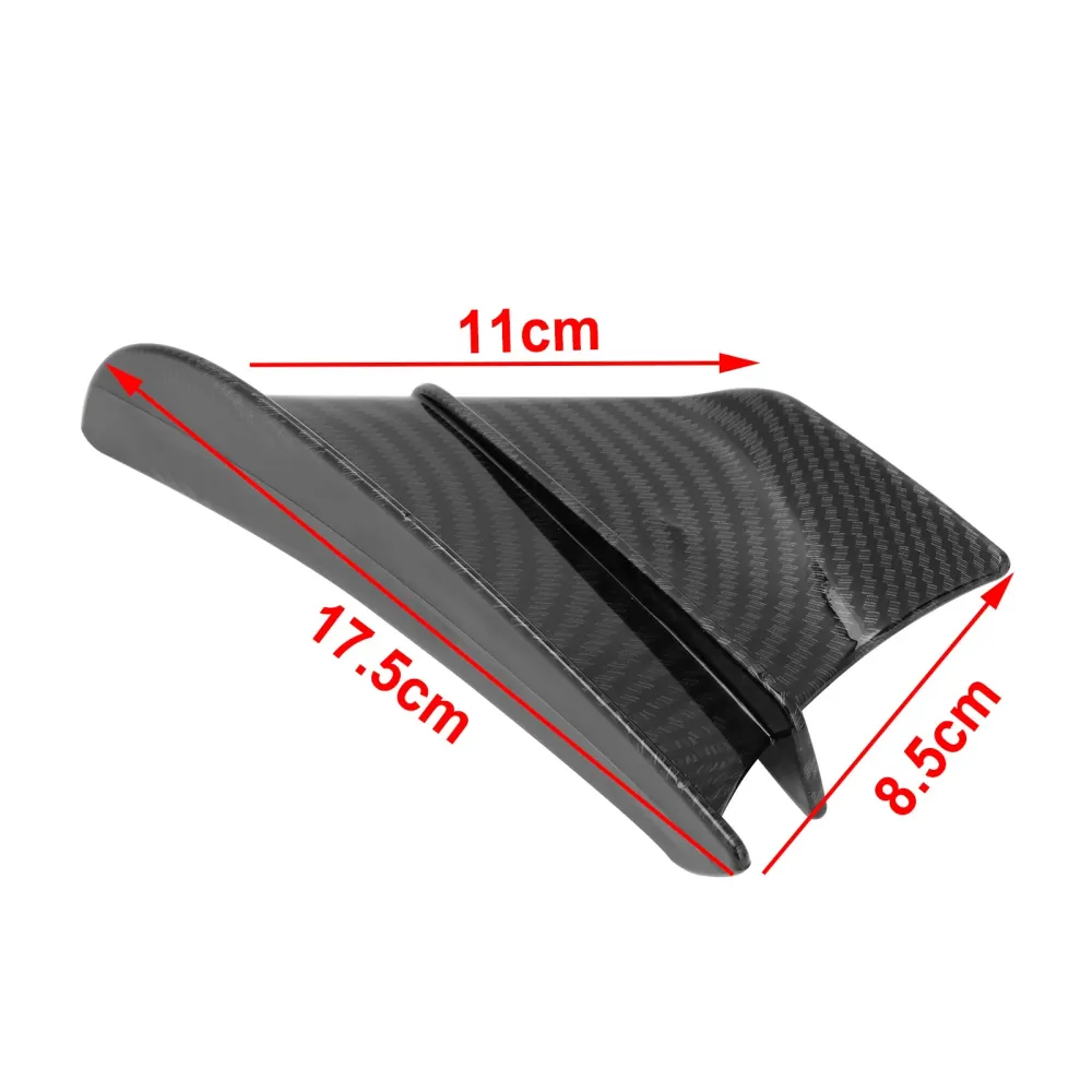 Winglet Wind Fin Aerodynamic Kit Spoiler Trim Cover Motorcycle Universal