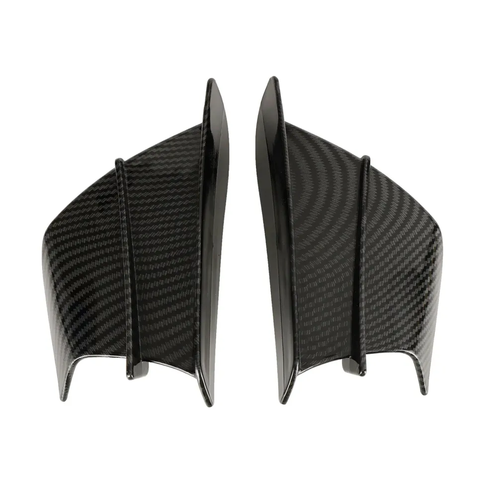 Winglet Wind Fin Aerodynamic Kit Spoiler Trim Cover Motorcycle Universal