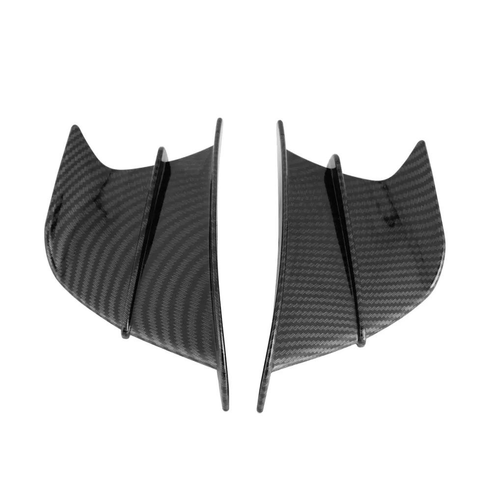 Winglet Wind Fin Aerodynamic Kit Spoiler Trim Cover Motorcycle Universal