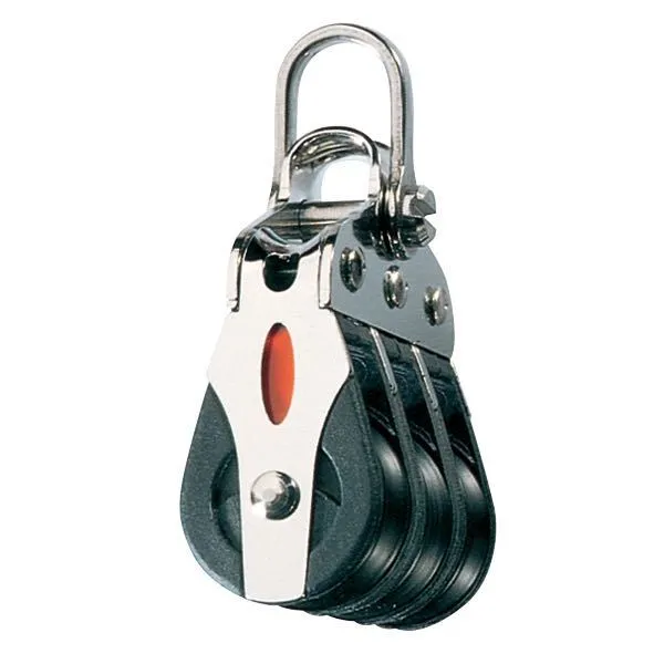 Ronstan, Trippelblokk, serie 20, Kulelager, 400 kg, 850 kg bruddstyrke, 20 mm skivediameter