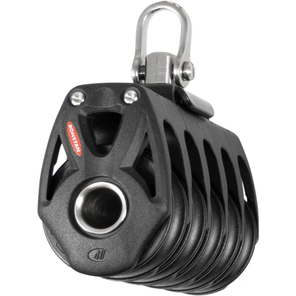 Ronstan, Quint blokk med svivel, serie 40, 600 kg, 1200 kg, 10 mm, 40 mm, 241 g